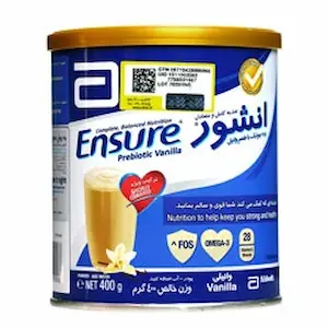 پودر انشور با طعم وانیل 400 گرم